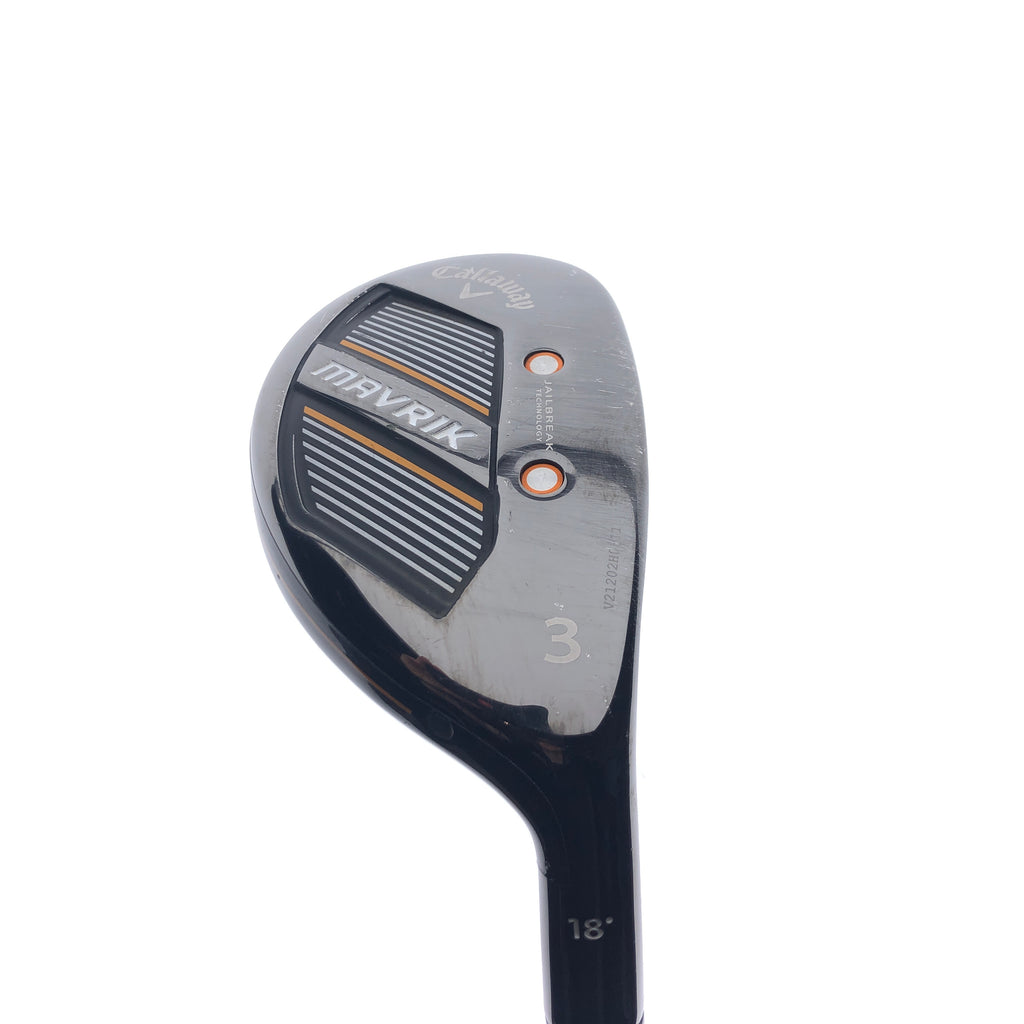 Used Callaway Mavrik 3 Hybrid / 18 Degrees / Regular Flex