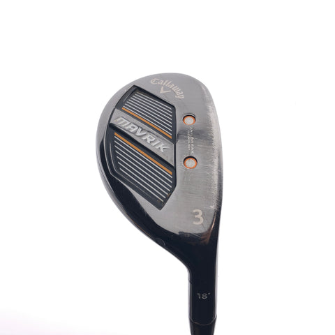 Used Callaway Mavrik 3 Hybrid / 18 Degrees / Stiff Flex