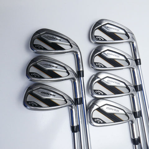 Used Callaway Mavrik Iron Set / 4 - PW / Stiff Flex