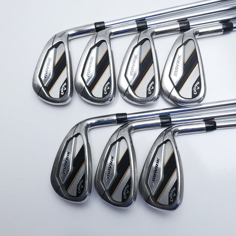 Used Callaway Mavrik Iron Set / 4 - PW / Stiff Flex