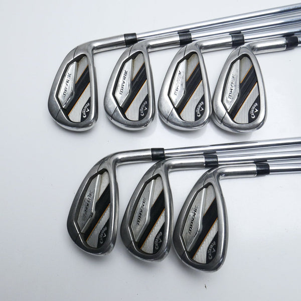 Used Callaway Mavrik Iron Set / 5 - PW + AW / Regular Flex