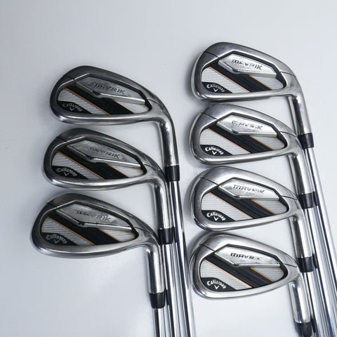 Used Callaway Mavrik Iron Set / 5 - PW + AW / Stiff Flex