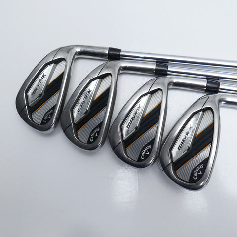 Used Callaway Mavrik Iron Set / 5 - PW + AW / Stiff Flex
