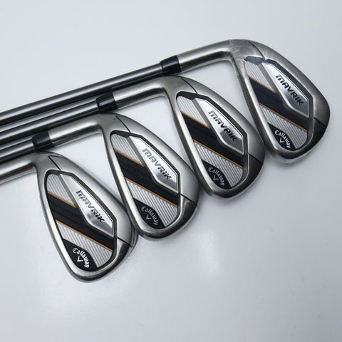 Used Callaway Mavrik Iron Set / 5 - SW + AW / Regular Flex / Left-Handed