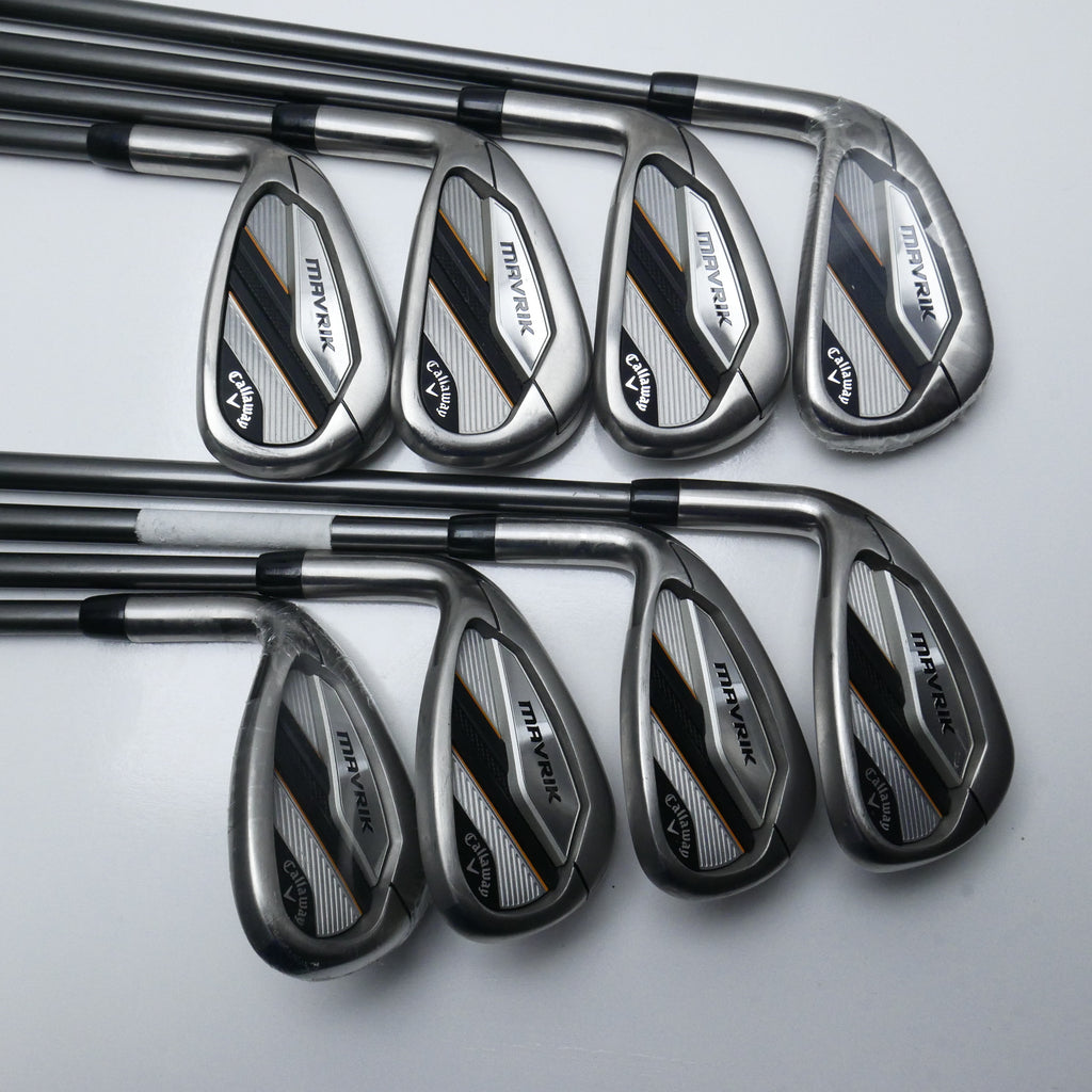 Used Callaway Mavrik Iron Set / 5 - SW + AW / Regular Flex / Left-Handed