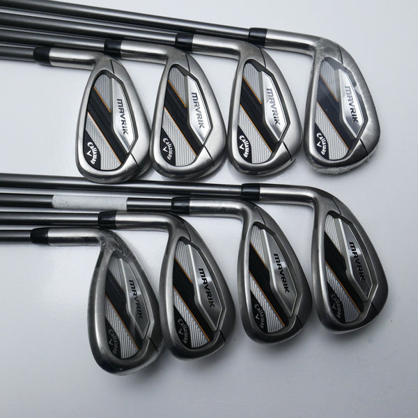 Used Callaway Mavrik Iron Set / 5 - SW + AW / Regular Flex / Left-Handed