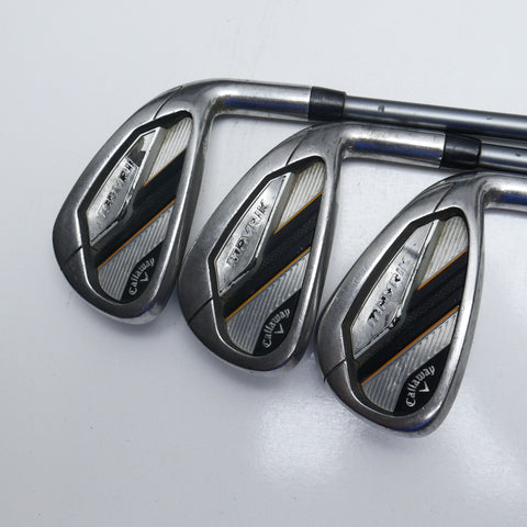 Used Callaway Mavrik Iron Set / 6 - 9 IRON + AW / Regular Flex