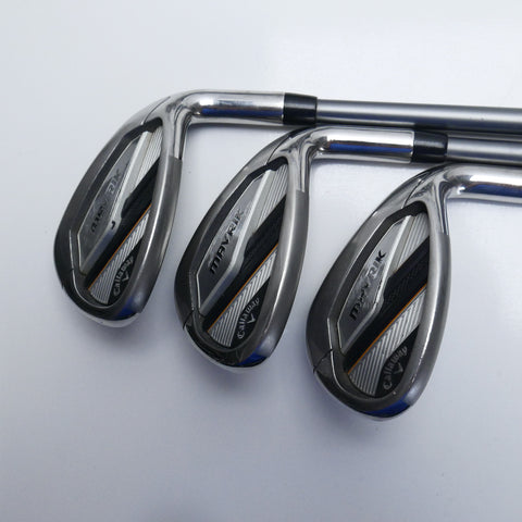 Used Callaway Mavrik Iron Set / 6 - PW + AW + GW / Soft Regular Flex