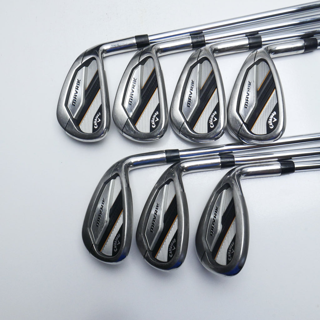 Used Callaway Mavrik Iron Set / 6 - SW + AW / Regular Flex