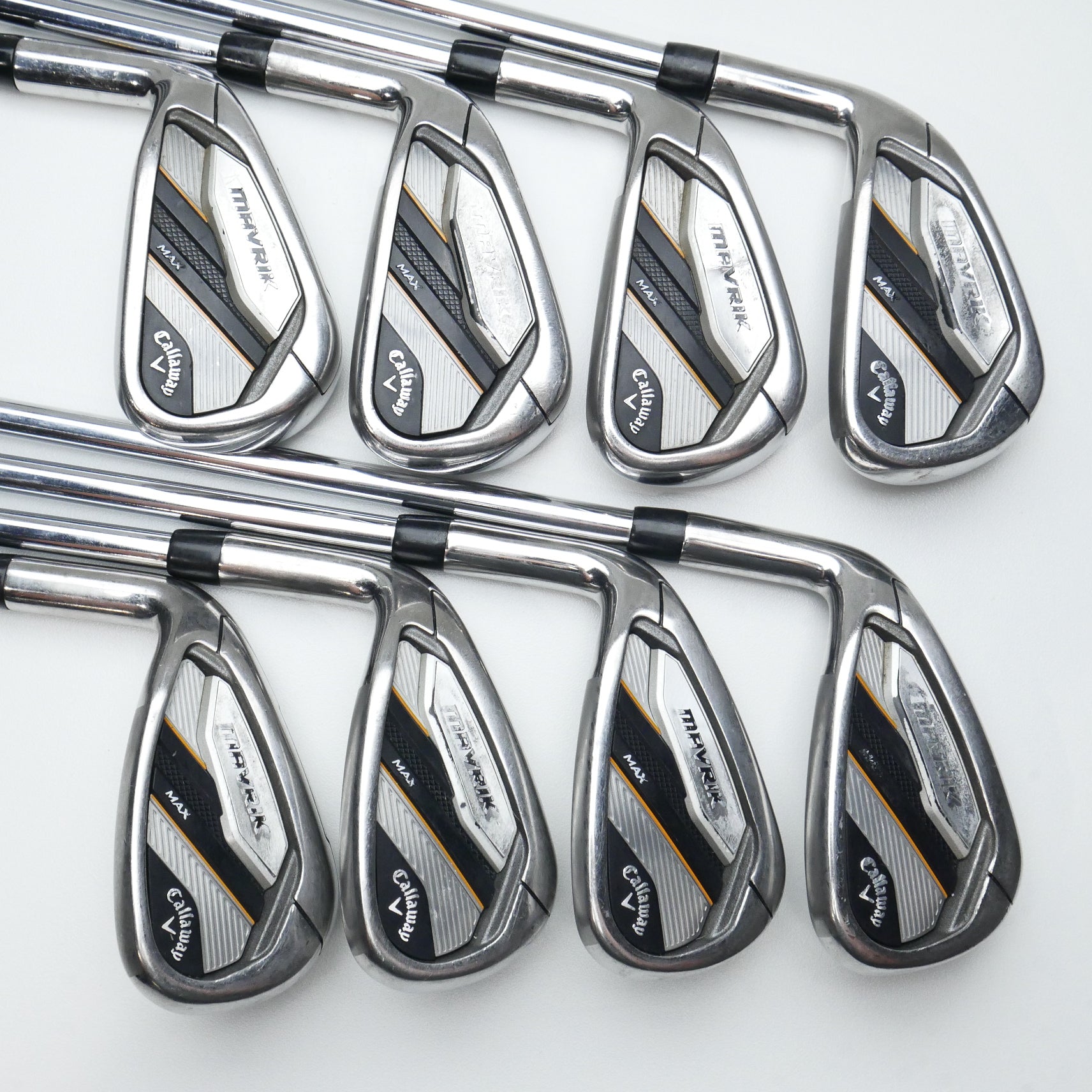 Used Callaway Mavrik Max Iron Set / 4 - PW + AW / Regular Flex / Left-Handed