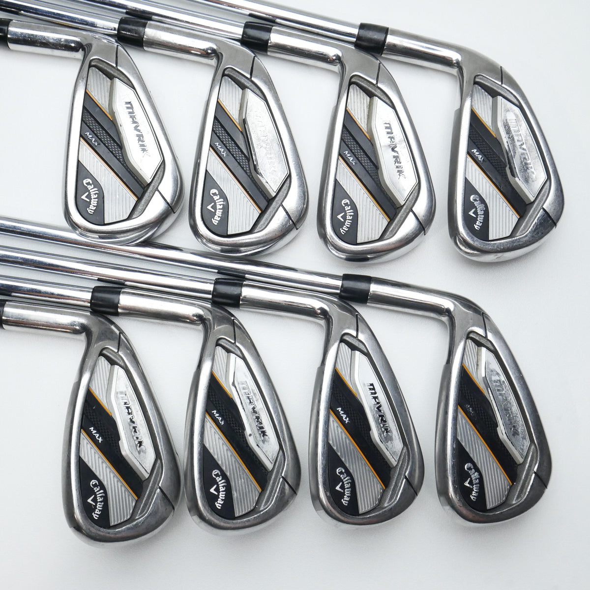 Used Callaway Mavrik Max Iron Set / 4 - PW + AW / Regular Flex / Left-Handed