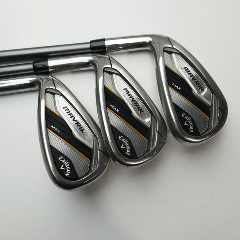 Used Callaway Mavrik Max Iron Set / 4 - PW / Regular Flex / Left-Handed