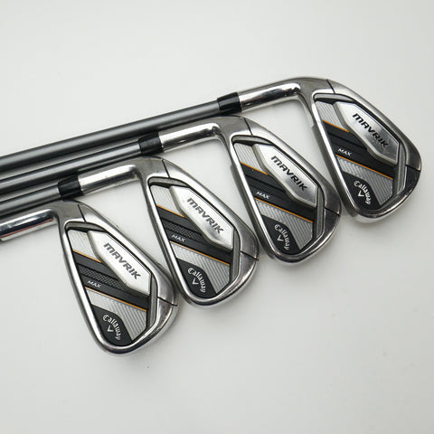 Used Callaway Mavrik Max Iron Set / 4 - PW / Regular Flex / Left-Handed