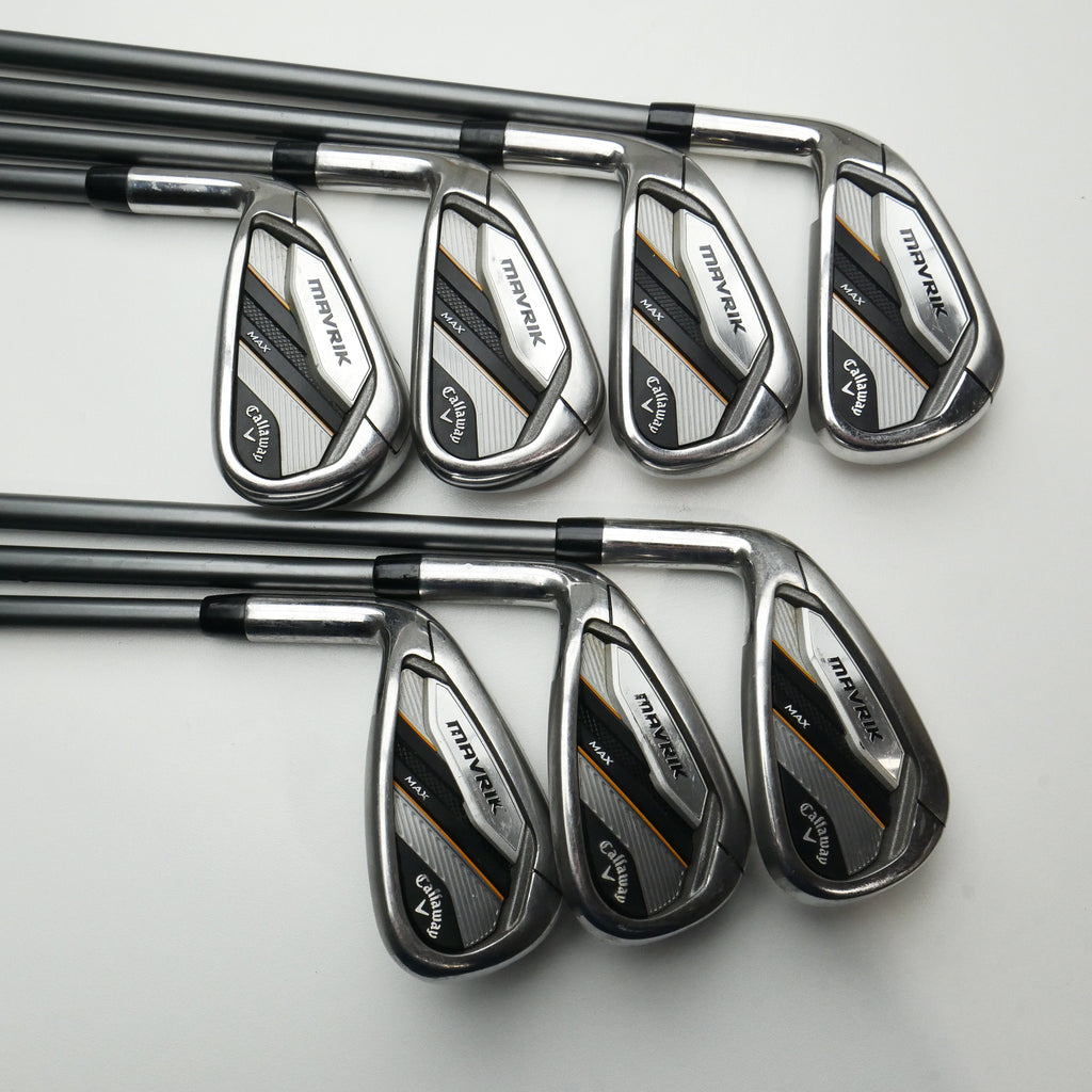 Used Callaway Mavrik Max Iron Set / 4 - PW / Regular Flex / Left-Handed