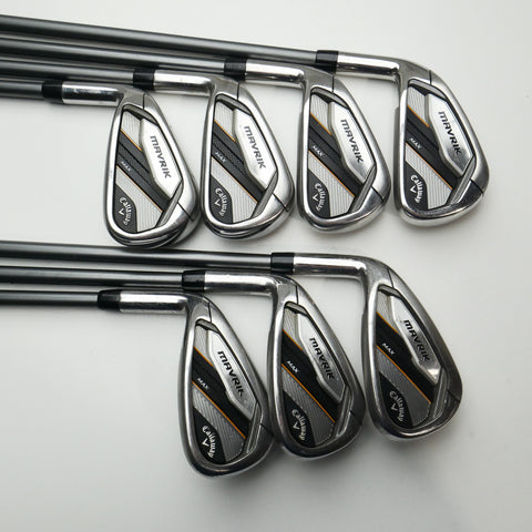 Used Callaway Mavrik Max Iron Set / 4 - PW / Regular Flex / Left-Handed