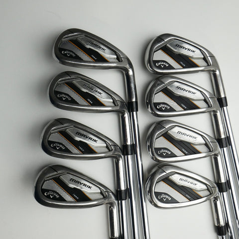 Used Callaway Mavrik Max Iron Set / 5 - SW + AW / Regular Flex