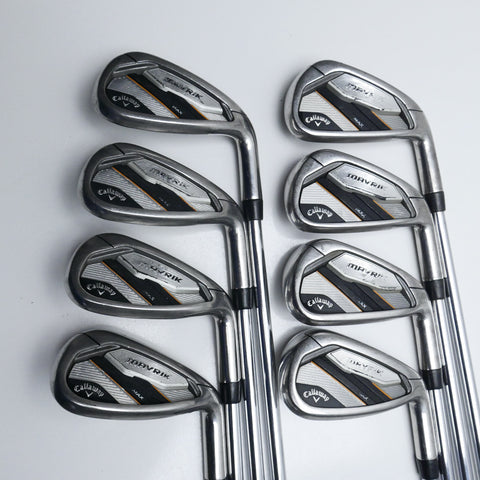 Used Callaway Mavrik Max Iron Set / 5 - SW + AW / Regular Flex