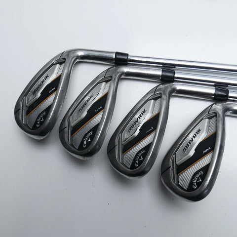 Used Callaway Mavrik Max Iron Set / 5 - SW + AW / Regular Flex