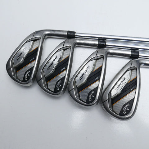 Used Callaway Mavrik Max Iron Set / 5 - SW + AW / Regular Flex