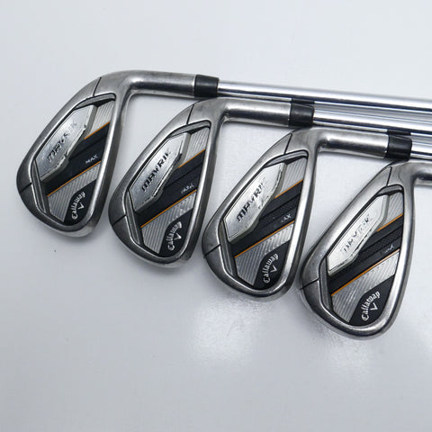 Used Callaway Mavrik Max Iron Set / 5 - SW + AW / Regular Flex
