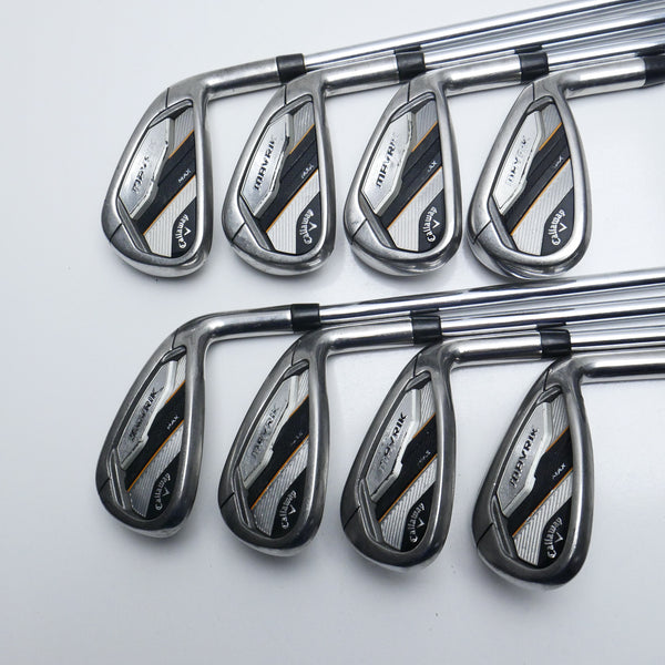 Used Callaway Mavrik Max Iron Set / 5 - SW + AW / Regular Flex
