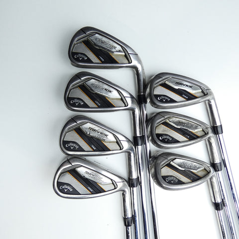 Used Callaway Mavrik Max Iron Set / 5 - SW / Stiff Flex