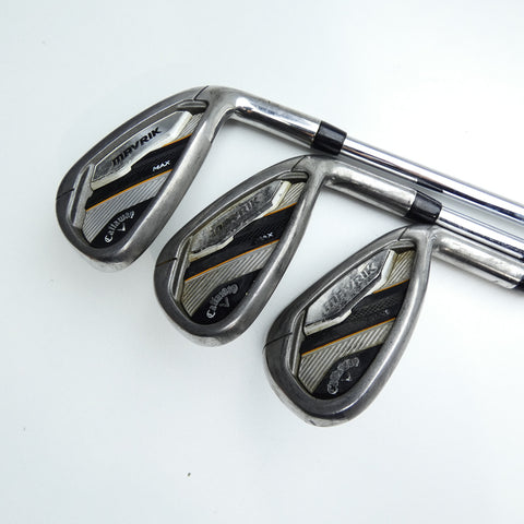 Used Callaway Mavrik Max Iron Set / 5 - SW / Stiff Flex