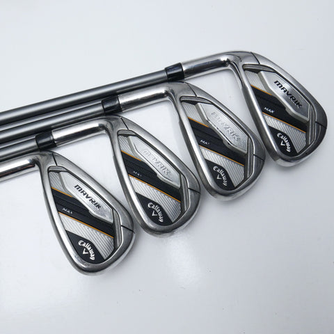 Used Callaway Mavrik Max Iron Set / 6 - SW + AW / Lite Flex / Left-Handed