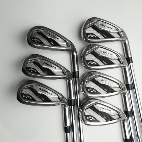 Used Callaway Mavrik Max Iron Set / 6 - SW + AW / Regular Flex