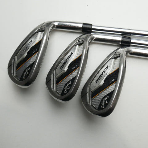 Used Callaway Mavrik Max Iron Set / 6 - SW + AW / Regular Flex