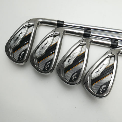 Used Callaway Mavrik Max Iron Set / 6 - SW + AW / Regular Flex