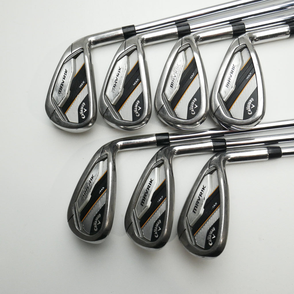 Used Callaway Mavrik Max Iron Set / 6 - SW + AW / Regular Flex