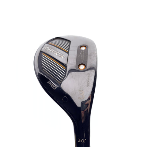 Used Callaway Mavrik Pro 3 Hybrid / 20 Degrees / Stiff Flex