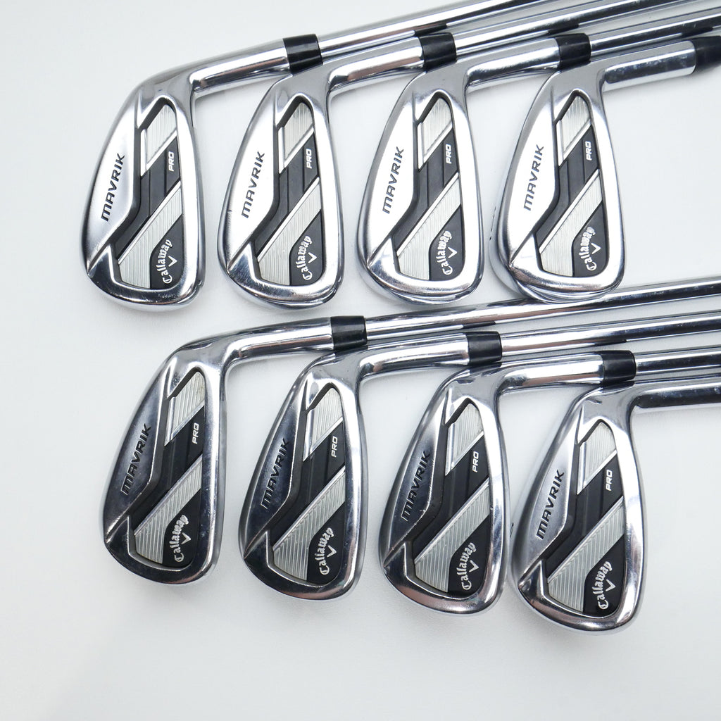 Used Callaway Mavrik Pro Iron Set / 3 - PW / Stiff Flex