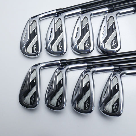 Used Callaway Mavrik Pro Iron Set / 4 - PW + AW / Stiff Flex
