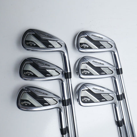 Used Callaway Mavrik Pro Iron Set / 5 - PW / Regular Flex