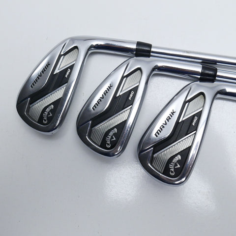 Used Callaway Mavrik Pro Iron Set / 5 - PW / Regular Flex