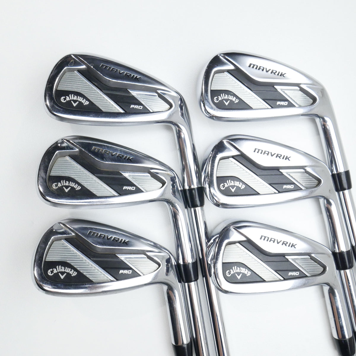 Used Callaway Mavrik Pro Iron Set / 5 - PW / Stiff Flex