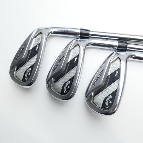 Used Callaway Mavrik Pro Iron Set / 5 - PW / Stiff Flex