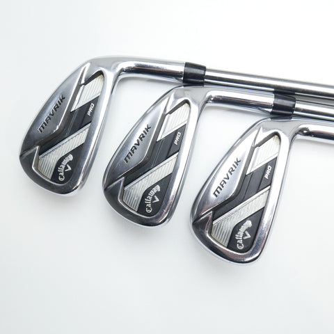 Used Callaway Mavrik Pro Iron Set / 5 - PW / Stiff Flex