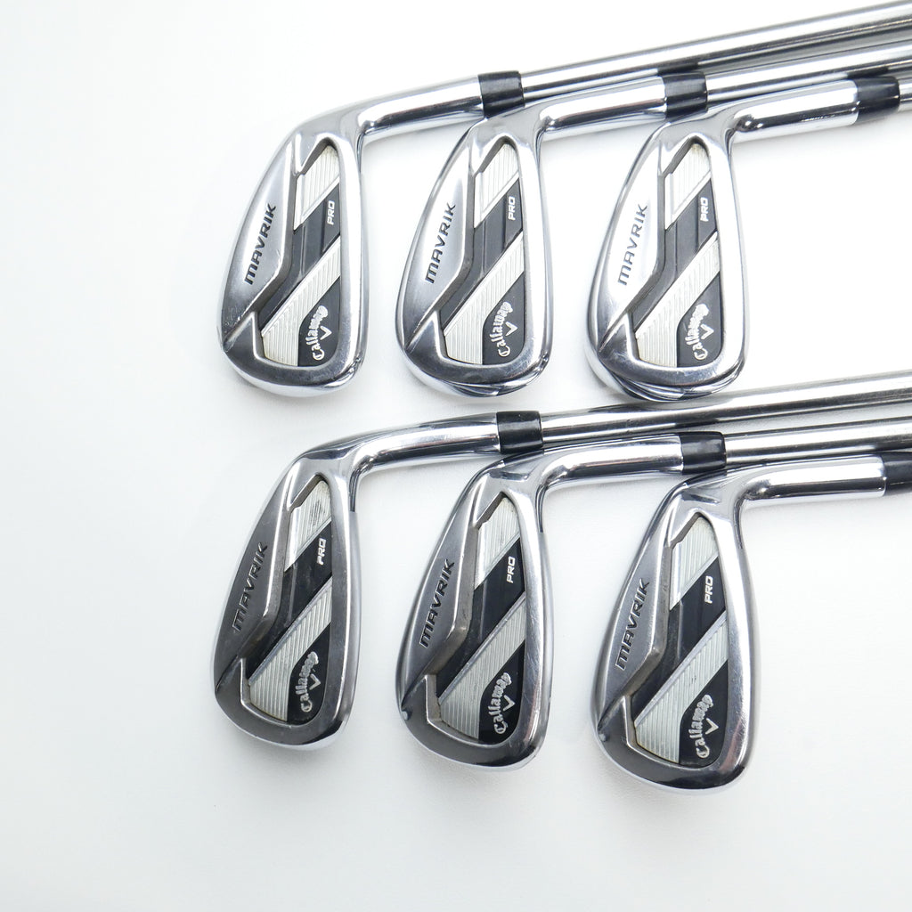 Used Callaway Mavrik Pro Iron Set / 5 - PW / Stiff Flex