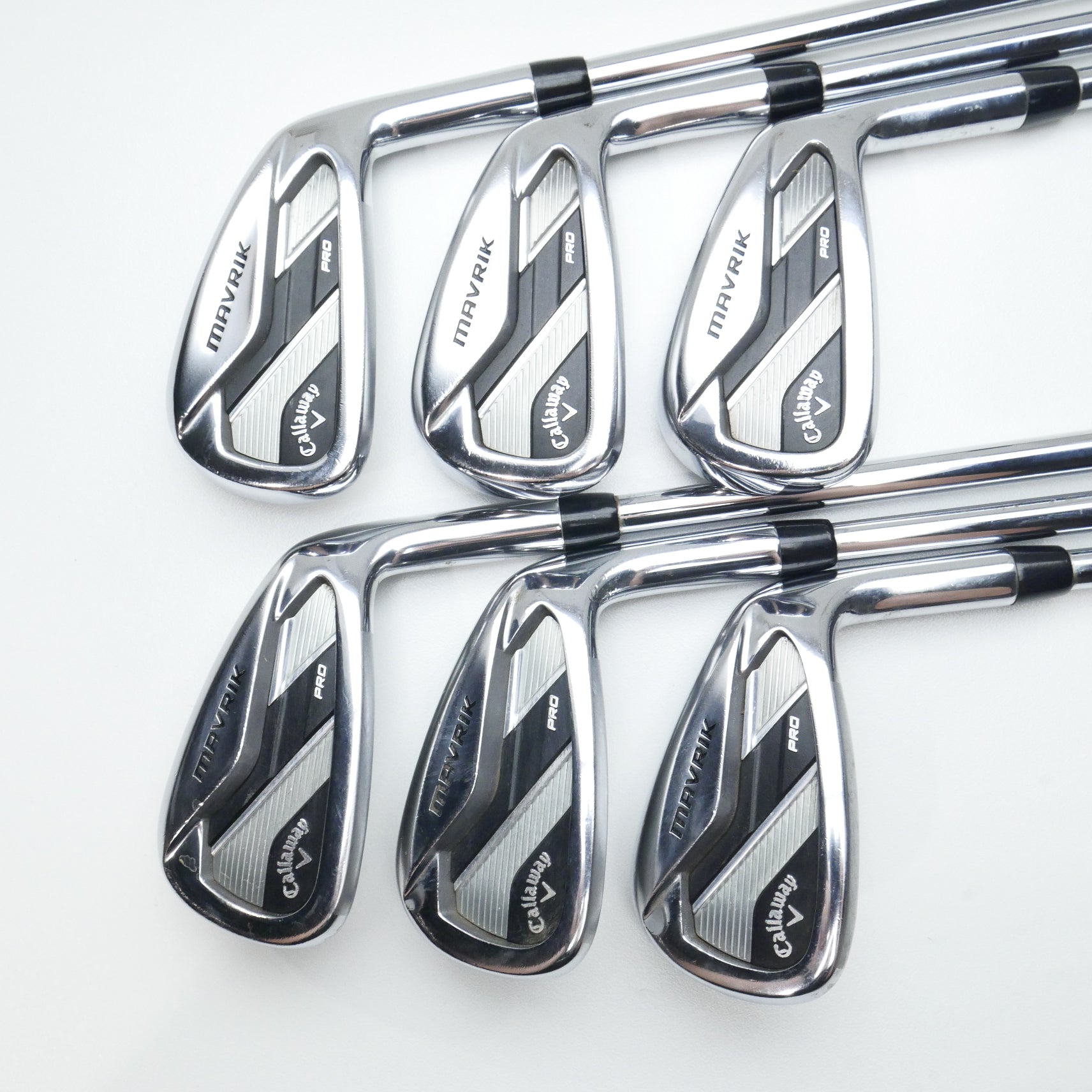 Used Callaway Mavrik Pro Iron Set / 5 - PW / Stiff Flex