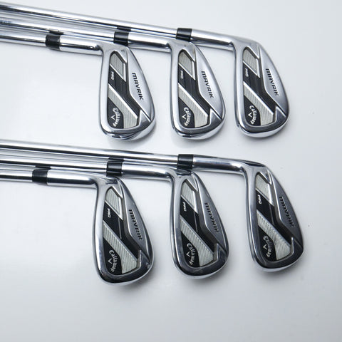 Used Callaway Mavrik Pro Iron Set / 5 - PW / X-Stiff Flex / Left-Handed