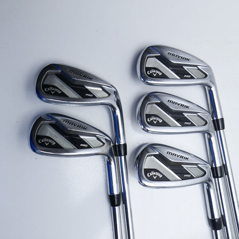 Used Callaway Mavrik Pro Iron Set / 6 - PW / Stiff Flex