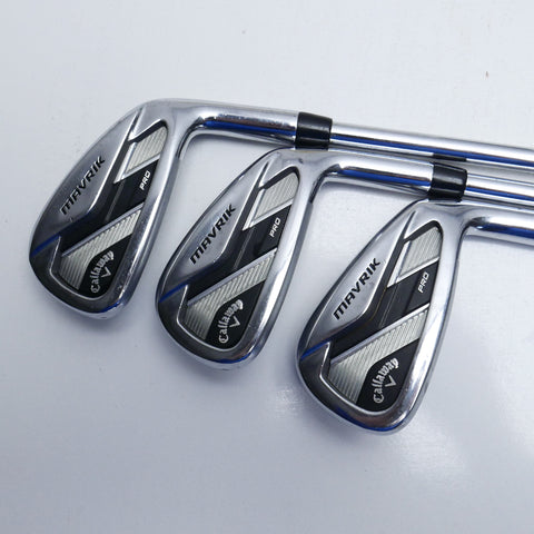 Used Callaway Mavrik Pro Iron Set / 6 - PW / Stiff Flex