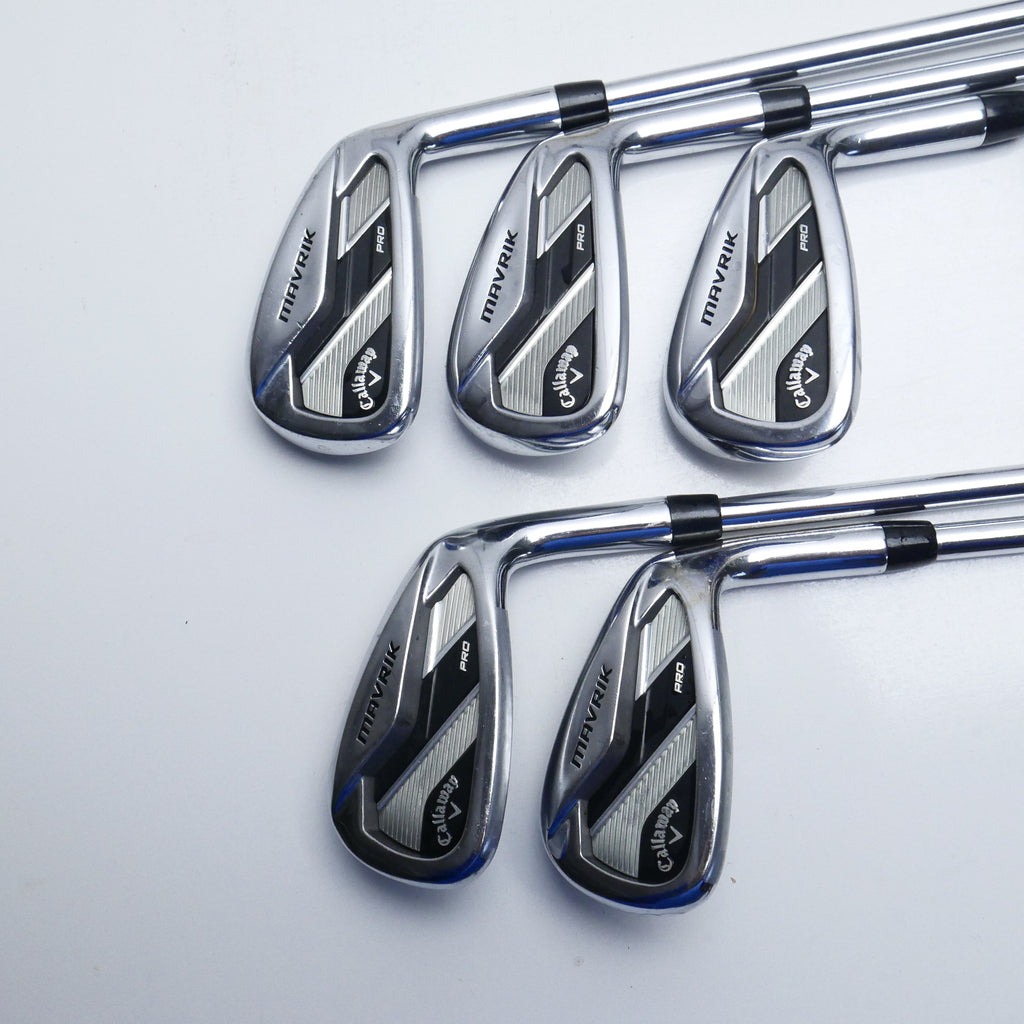 Used Callaway Mavrik Pro Iron Set / 6 - PW / Stiff Flex