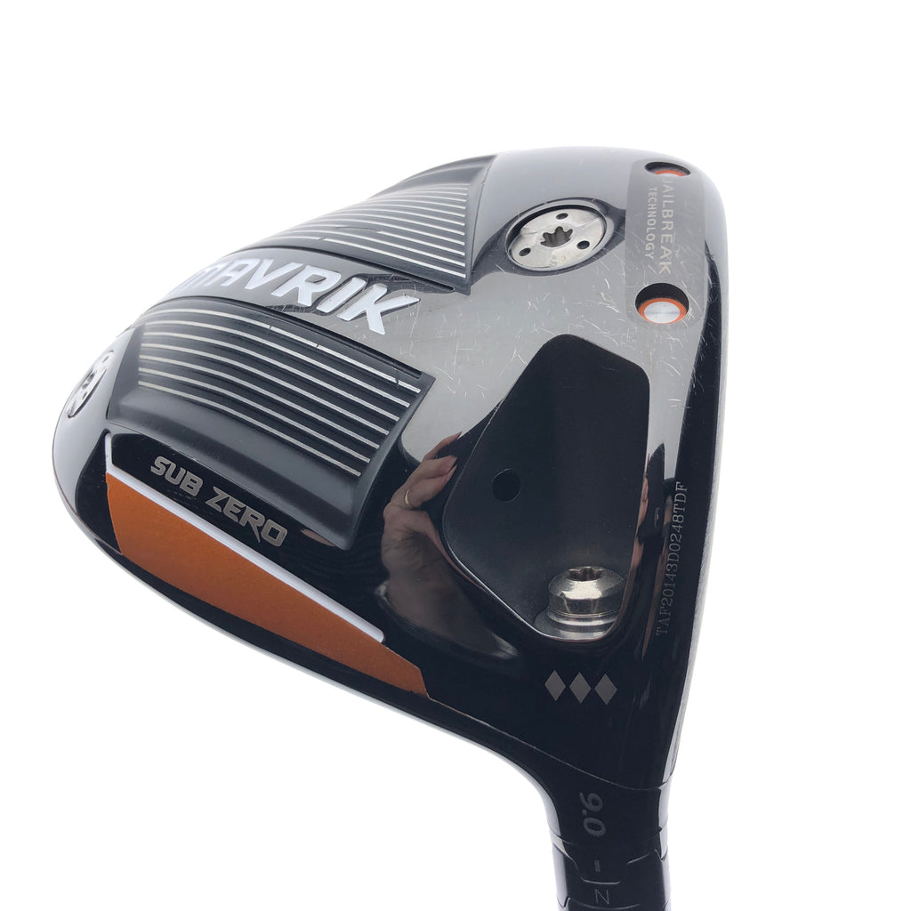 Used Callaway Mavrik Sub Zero Triple Diamond Driver / 9.0 Degrees / X-Stiff Flex
