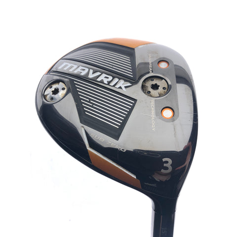 Used Callaway Mavrik Subzero 3 Fairway Wood / 15 Degrees / Stiff Flex