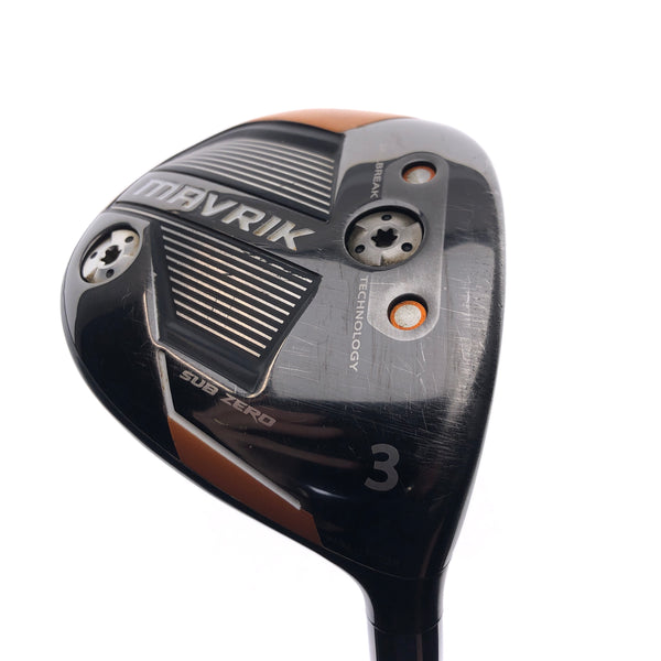 Used Callaway Mavrik Subzero 3 Fairway Wood / 15 Degrees / Stiff Flex