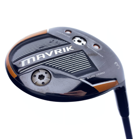 Used Callaway Mavrik Subzero 3 Fairway Wood / 15.0 Degrees / X-Stiff Flex